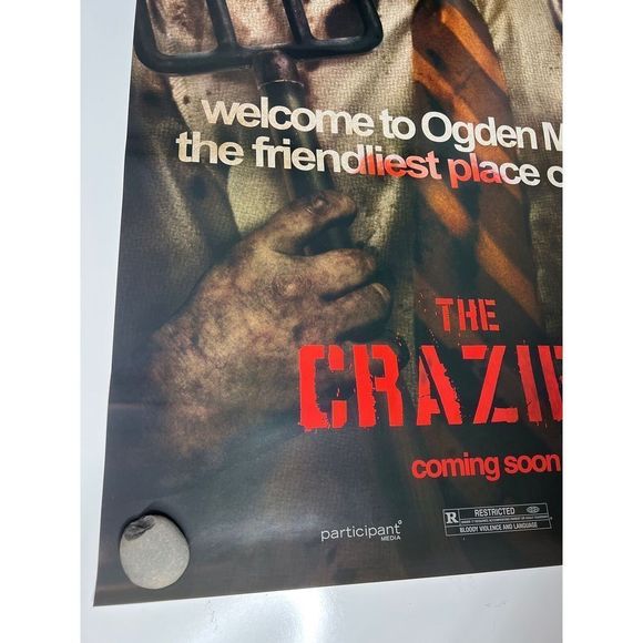 The Crazies Timothy Olyphant Original Movie Poster 40" X 27" Horror - Picture 6 of 9